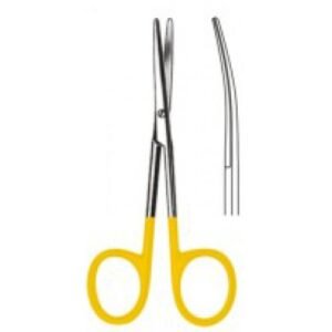 Lexer Baby Operating Scissors Curved 10cm Tungsten Carbide