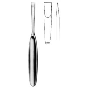 Martin Cushing Periosteal Raspatory 8mm 17cm