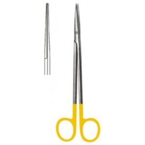 Metzenbaum Fino Scissors, Sharp/Sharp, Straight, Tungsten Carbide, 18cm