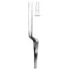 Micro Forceps Fine bayonet smooth 0.3mm, 18.5cm