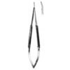 Micro Surgery Scissors, Round Handled, Curved, 18cm