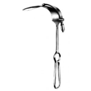 Mikulicz Retractor with Light Carrier 150x50mm, 26cm