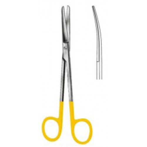 Mixter Scissors, Blunt/Blunt, Curved, Tungsten Carbide, 15.5cm