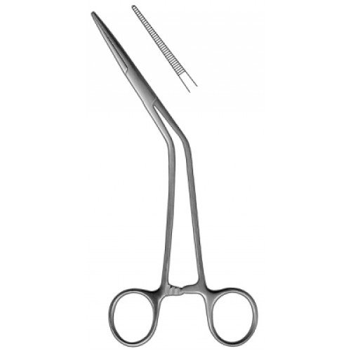 Mollison Tonsil Artery Forceps Angular H/Z, 18cm