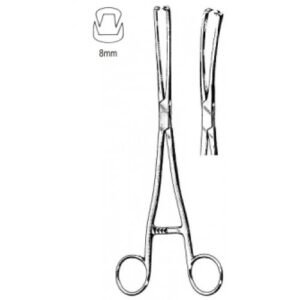 Museux Vulsellum Forceps Straight 2x2T 8mm 24cm