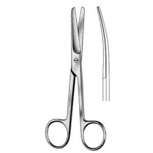 Operating Scissors, Blunt/Blunt, Curved, 15.5cm