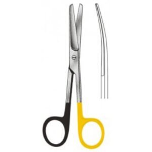 Operating Scissors, Curved, Blunt/Blunt, S/Cut, Tungsten Carbide, 20.0cm