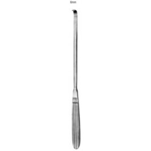 Periosteal Elevator deep Curved sharp 6mm, 24cm
