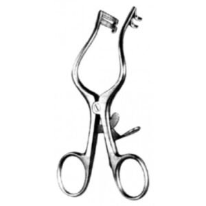 Plester Retractor, 2×2 Pronges, Sharp, 13cm