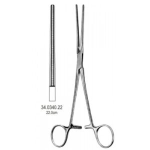 Potts Coarctation Forceps, Atraumatic, Straight, 22cm