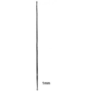 Probe Buttoned Double Ended 1mm, 12.5cm
