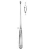 Recamier Curette, Rigid Blunt, Fig.0, 6mm, 31cm