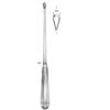 Recamier Curette, Rigid Sharp, Fig.1, 7mm, 31cm