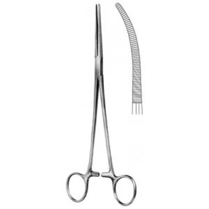 Roberts Hemostatic Forceps Curved 22cm