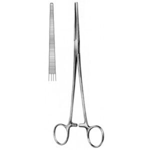 Roberts Hemostatic Forceps Straight 22cm