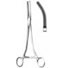 Rogers Hysterectomy Forceps, Semi Curved, Atraumatic, 25cm