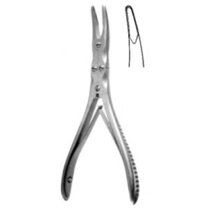 Ruskin Mini Bone Rongeur D/A Curved 3mm, 15cm