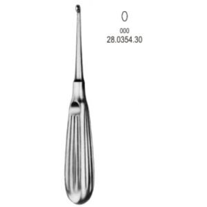 Schede Bone Curette 17cm, Fig.000