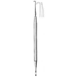 Scoville Curved hook and dissector, Double Ended, 30cm