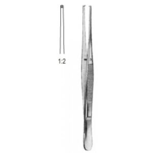 Semken Tissue Forceps, 1×2 Teeth, 15cm