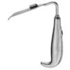 Soft Tissue Retractor, with Fibre Optic Fitting, 20x90mm, 14cm