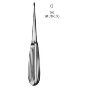 Spratt Bone Curette 16.5cm, Fig.000