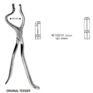 Tessier Disimpaction Forceps right child 22cm