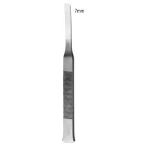 Tessier Osteotome Curved Mush. handle 7mm 16cm