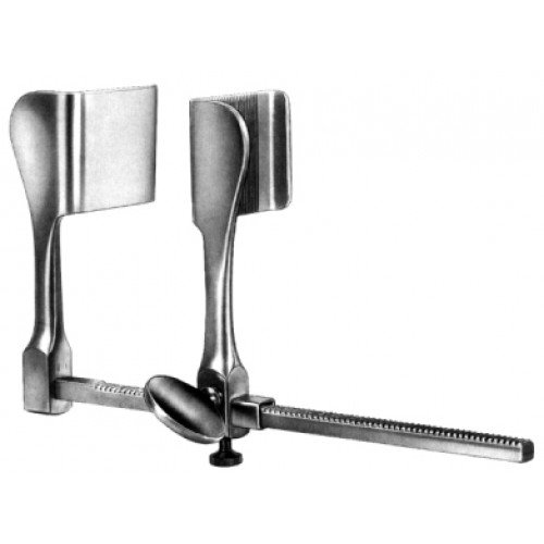 Tuffier Rib Spreaders Serrated blade 50x45x165mm