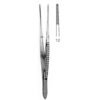 Waugh Tissue Forceps, Criss-Cross Serrated, 1x2 Teeth, 18cm