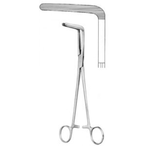 Wertheim Cullen Hysterectomy Forceps Curved 21cm