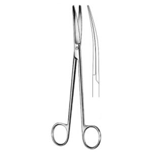 Wertheim Gynecological Scissors Curved 19.5cm