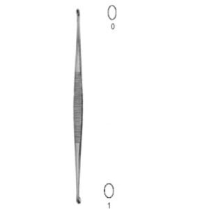 Williger Double Curette 13.5cm Fig.0/1