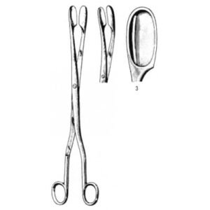 Winter Placenta and Ovum Forceps Straight Fig.2, 28cm