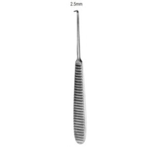 Wynands Elevator, Deep Curved, Sharp, 2.5mm, 15.5cm