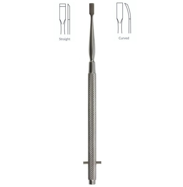Freer Septum Cutting Chisel, Curved, Blade Width 4mm, 16.5cm