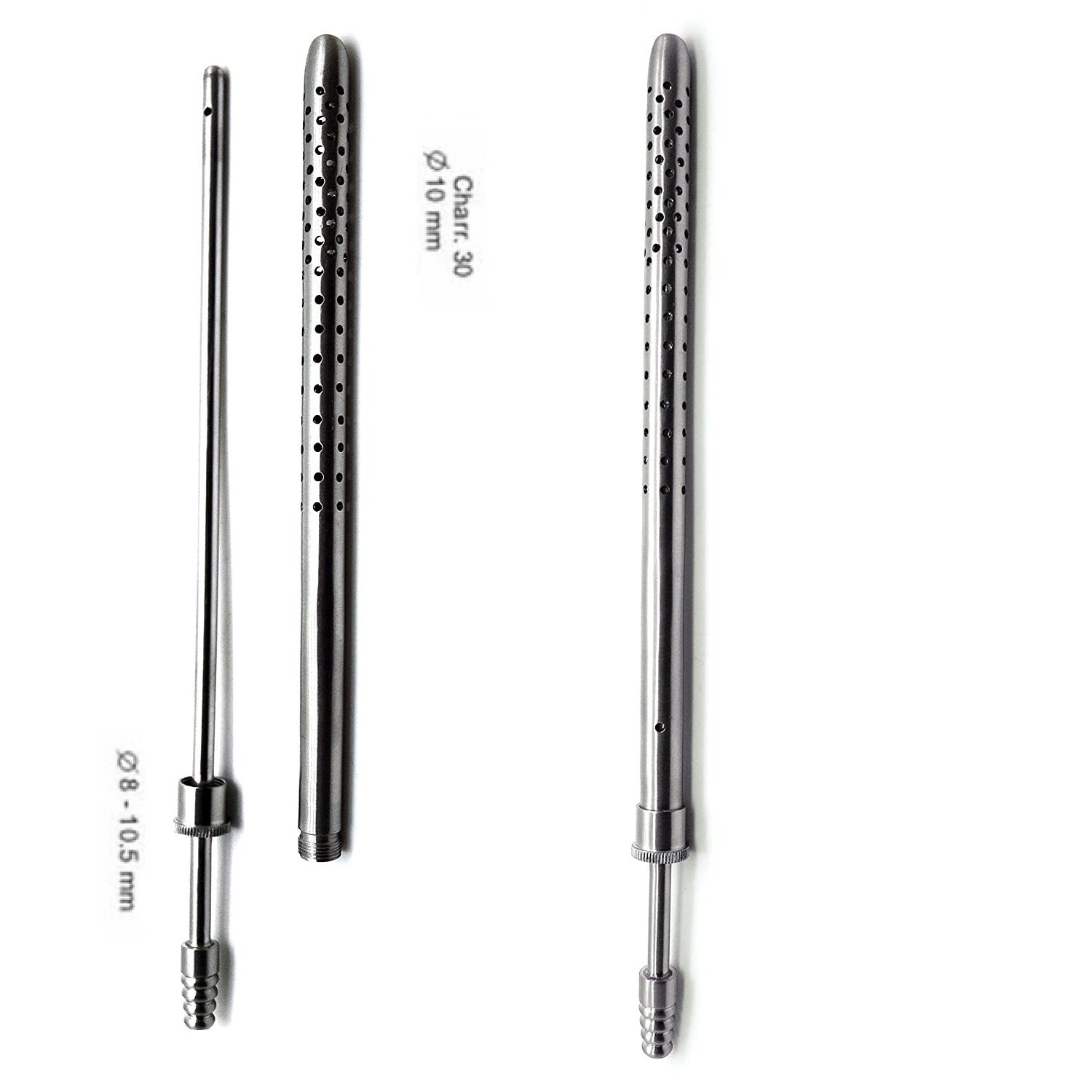 thumbnail image 2 of S.S Surgical Poole Suction Tube - 30 Fr. Curved - Orthopedic Instrument 2 of 5