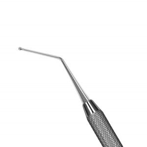 Abou Rass Apical Burnisher Endodontic Explorer, Angled, Long Shank, 1.25mm