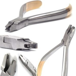 Crimpable Hook Arch wire Placement Pliers, Orthodontic Dental Hook Crimping Pliers, TC (Tungsten Carbide)