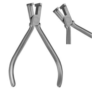 Step Plier with a double sided Offset Beak for Bayonet, Style Step Bend, Step up or Step Down