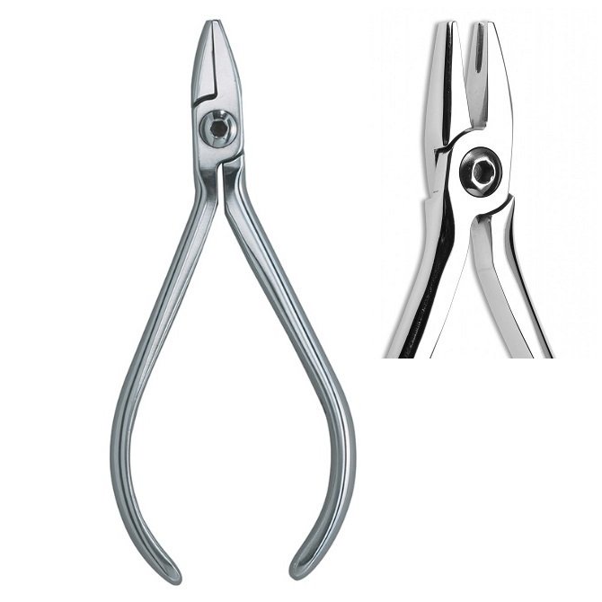 V Bend Stop Plier, archwires up to .022" x .025" (.56 mm x .64 mm) maximum wire capacity