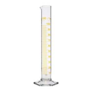 Measuring Glass Cylinder, 100 Cubic centimeter (100ml)