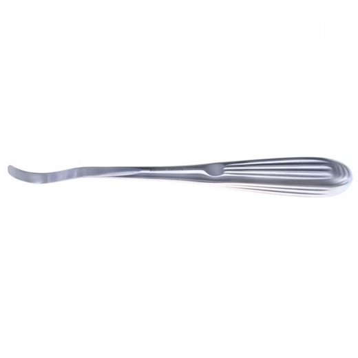 Crego Periosteal Elevator, Blunt, Slight Curved 7mm, Length 19cm