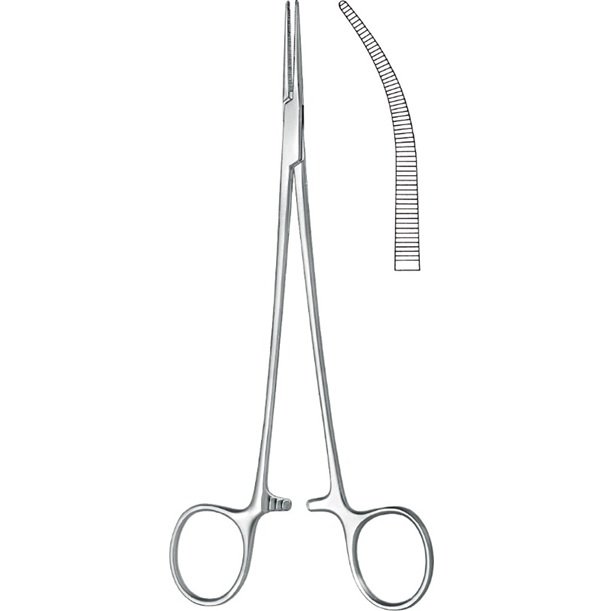Hemostatic Mosquito Forceps Curved, 20.5cm
