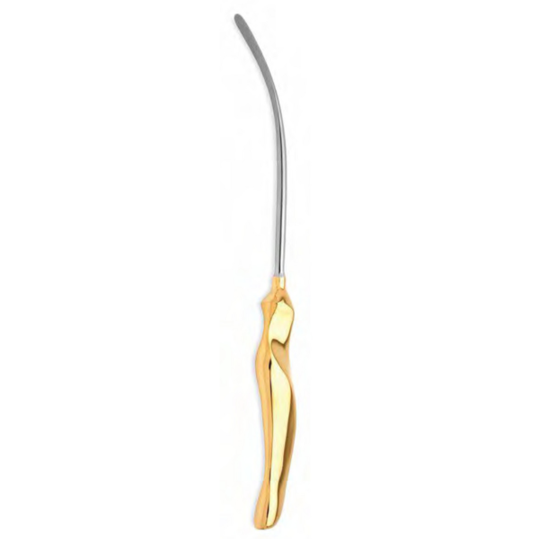 Endoforehead Scalp Elevator Dissector, Half Curved, 7mm wide, 24cm