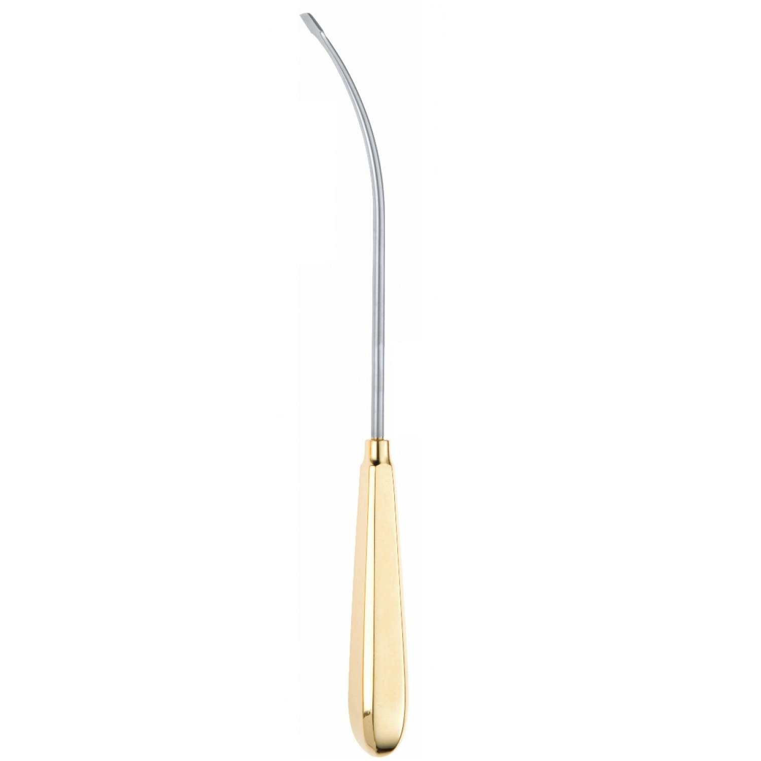 Endoscopic Forehead Temporal Line T-Dissector, Semi Curved, Tip width 12 mm, Length 23.5 cm