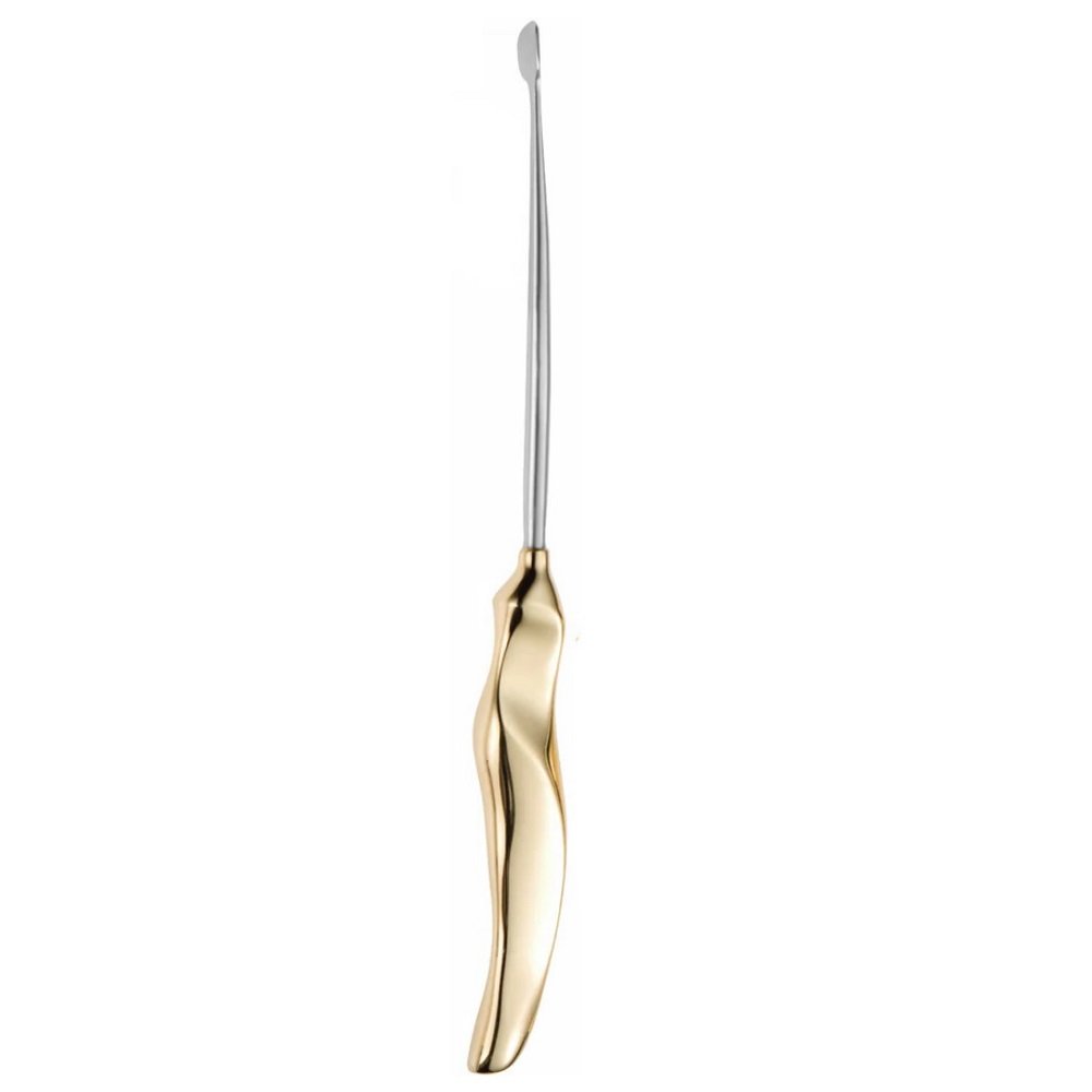 Ramirez Type Endoscopic Forehead Temporal Line T-Dissector, Straight, Tip width 12 mm, Length 23.5 cm