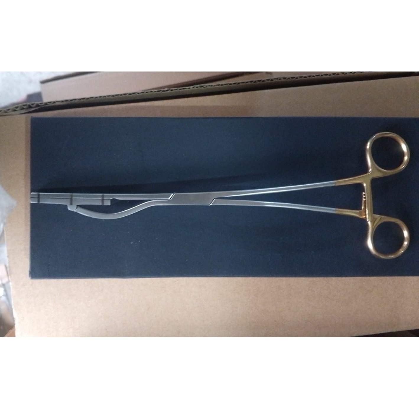 Kowalski Aortic Atraumatic Abdominal Clamp, Stainless Steel, Reusable, 26cm