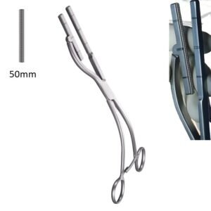 Kowalski Aortic Atraumatic Abdominal Clamp, Stainless Steel, Reusable, 26cm